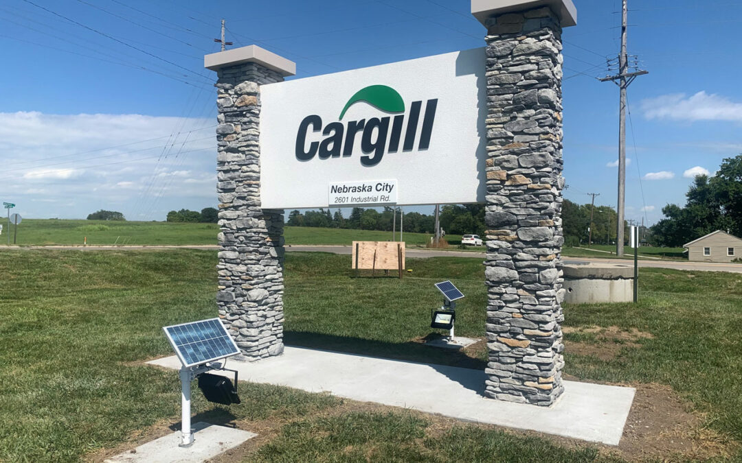 Cargill Nebraska City Entrance Monument